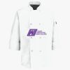 Button Chef Coat with Thermometer Pocket Thumbnail