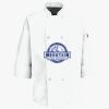 Button Chef Coat with Thermometer Pocket Thumbnail