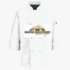 Button Chef Coat with Thermometer Pocket Thumbnail