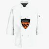 Button Chef Coat with Thermometer Pocket Thumbnail