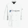 Button Chef Coat with Thermometer Pocket Thumbnail