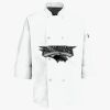 Button Chef Coat with Thermometer Pocket Thumbnail