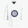 Button Chef Coat with Thermometer Pocket Thumbnail