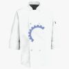 Button Chef Coat with Thermometer Pocket Thumbnail