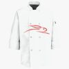Button Chef Coat with Thermometer Pocket Thumbnail