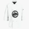 Button Chef Coat with Thermometer Pocket Thumbnail