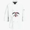 Button Chef Coat with Thermometer Pocket Thumbnail
