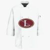 Button Chef Coat with Thermometer Pocket Thumbnail