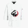 Button Chef Coat with Thermometer Pocket Thumbnail