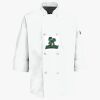 Button Chef Coat with Thermometer Pocket Thumbnail