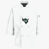 Button Chef Coat with Thermometer Pocket Thumbnail
