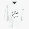 Button Chef Coat with Thermometer Pocket Thumbnail