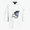 Button Chef Coat with Thermometer Pocket Thumbnail