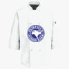 Button Chef Coat with Thermometer Pocket Thumbnail