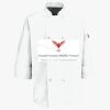 Button Chef Coat with Thermometer Pocket Thumbnail