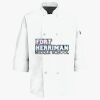 Button Chef Coat with Thermometer Pocket Thumbnail