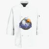 Button Chef Coat with Thermometer Pocket Thumbnail