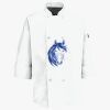 Button Chef Coat with Thermometer Pocket Thumbnail