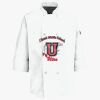 Button Chef Coat with Thermometer Pocket Thumbnail