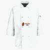 Button Chef Coat with Thermometer Pocket Thumbnail