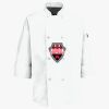 Button Chef Coat with Thermometer Pocket Thumbnail