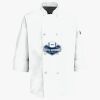 Button Chef Coat with Thermometer Pocket Thumbnail
