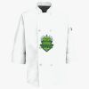 Button Chef Coat with Thermometer Pocket Thumbnail