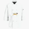 Button Chef Coat with Thermometer Pocket Thumbnail