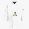 Button Chef Coat with Thermometer Pocket Thumbnail