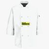 Button Chef Coat with Thermometer Pocket Thumbnail
