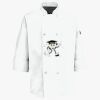 Button Chef Coat with Thermometer Pocket Thumbnail