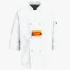 Button Chef Coat with Thermometer Pocket Thumbnail