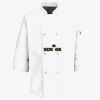 Button Chef Coat with Thermometer Pocket Thumbnail