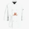 Button Chef Coat with Thermometer Pocket Thumbnail