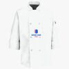 Button Chef Coat with Thermometer Pocket Thumbnail