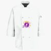 Button Chef Coat with Thermometer Pocket Thumbnail