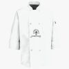Button Chef Coat with Thermometer Pocket Thumbnail