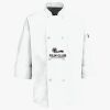 Button Chef Coat with Thermometer Pocket Thumbnail