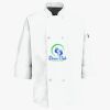 Button Chef Coat with Thermometer Pocket Thumbnail