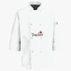 Button Chef Coat with Thermometer Pocket Thumbnail
