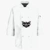 Button Chef Coat with Thermometer Pocket Thumbnail