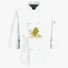 Button Chef Coat with Thermometer Pocket Thumbnail