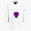 Button Chef Coat with Thermometer Pocket Thumbnail