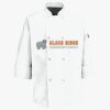 Button Chef Coat with Thermometer Pocket Thumbnail