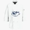 Button Chef Coat with Thermometer Pocket Thumbnail