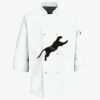 Button Chef Coat with Thermometer Pocket Thumbnail