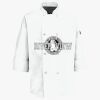 Button Chef Coat with Thermometer Pocket Thumbnail