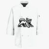 Button Chef Coat with Thermometer Pocket Thumbnail