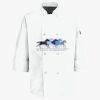 Button Chef Coat with Thermometer Pocket Thumbnail