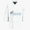 Button Chef Coat with Thermometer Pocket Thumbnail